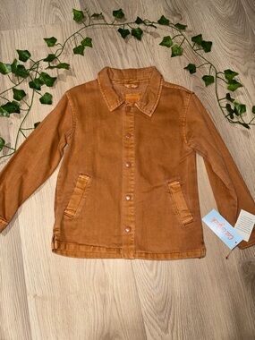 Cat & Jack Kids' Burnt Orange Denim Jacket